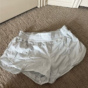 Lululemon White Athletic Shorts